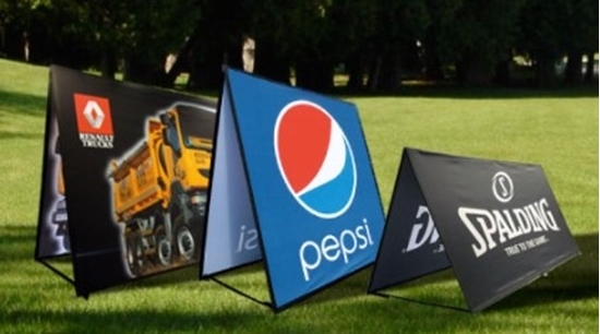 Picture of RECTANGLE POP-UP ADVERTISING GOLF BANNER 200 X 100 CM
