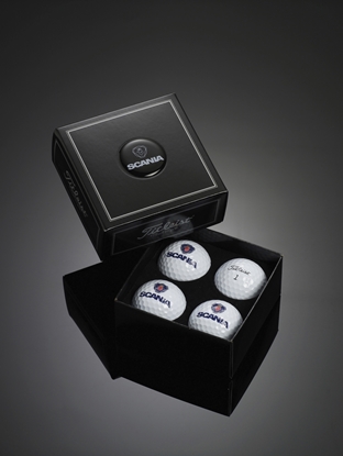 Picture of TITLEIST TOUR SOFT GOLF BALLS IN A 4 BALL DOME BOX